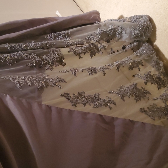 Grey Formal Dress - Picture 3 of 5